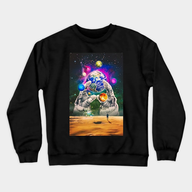 God Is An Astronaut Crewneck Sweatshirt by SeamlessOo